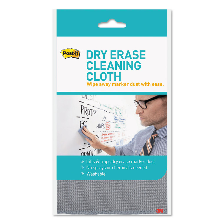 Dry Erase Cleaning Cloth, 10.63" X 10.63" - MMMDEFCLOTH
