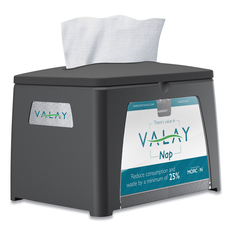 Valay Table Top Napkin Dispenser, 6.5 X 8.4 X 6.3, Black - MORNT111EA