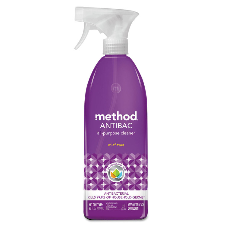 Antibac All-Purpose Cleaner, Wildflower, 28 Oz Spray Bottle - MTH01454EA