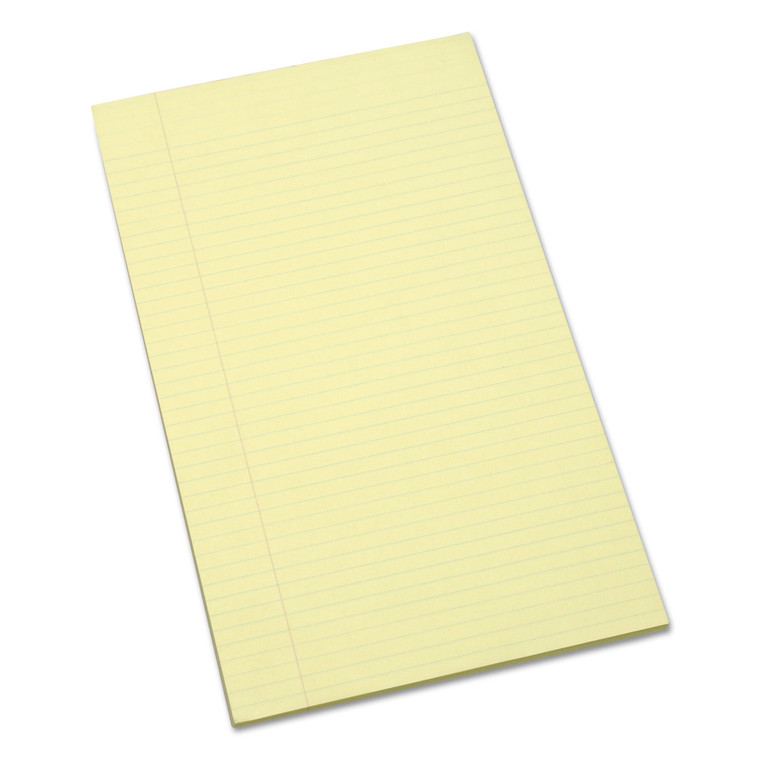 7530011247632 Skilcraft Writing Pad, Wide/legal Rule, 100 Canary-Yellow 8.5 X 13.25 Sheets, Dozen - NSN1247632