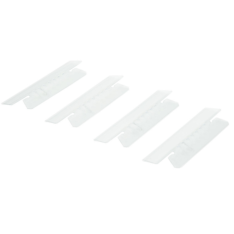 7510013754510 Skilcraft Tabs For Hanging File Folders, 1/3-Cut Tabs, Clear, 3.5" Wide, 25/pack - NSN3754510