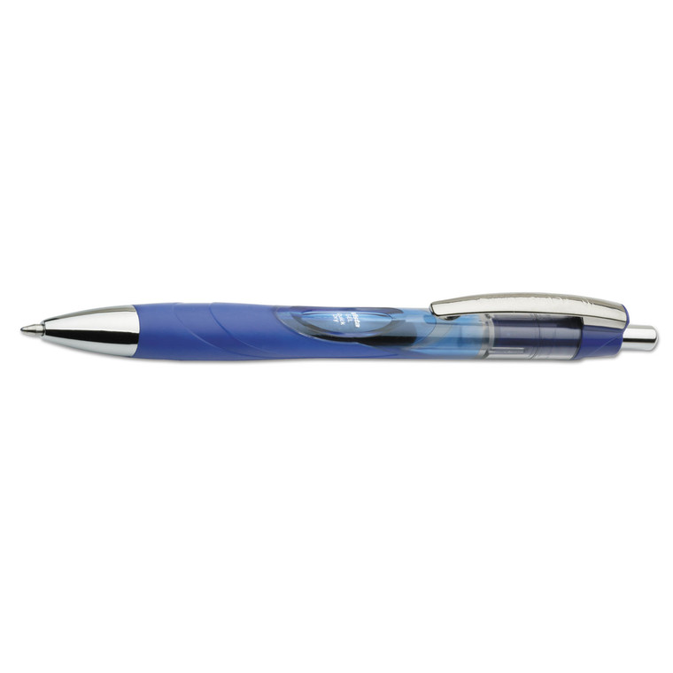 7520015068502 Skilcraft Vista Gel Pen, Retractable, Medium 0.7 Mm, Blue Ink, Translucent Blue Barrel, Dozen - NSN5068502