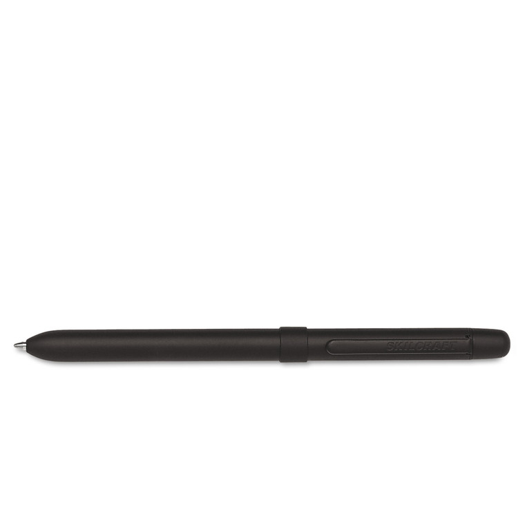 7520015649906 Skilcraft B3 Aviator Multi-Color Ballpoint Pen/pencil, Retractable, Medium , Black/red Ink, Black Matte Barrel - NSN5649906