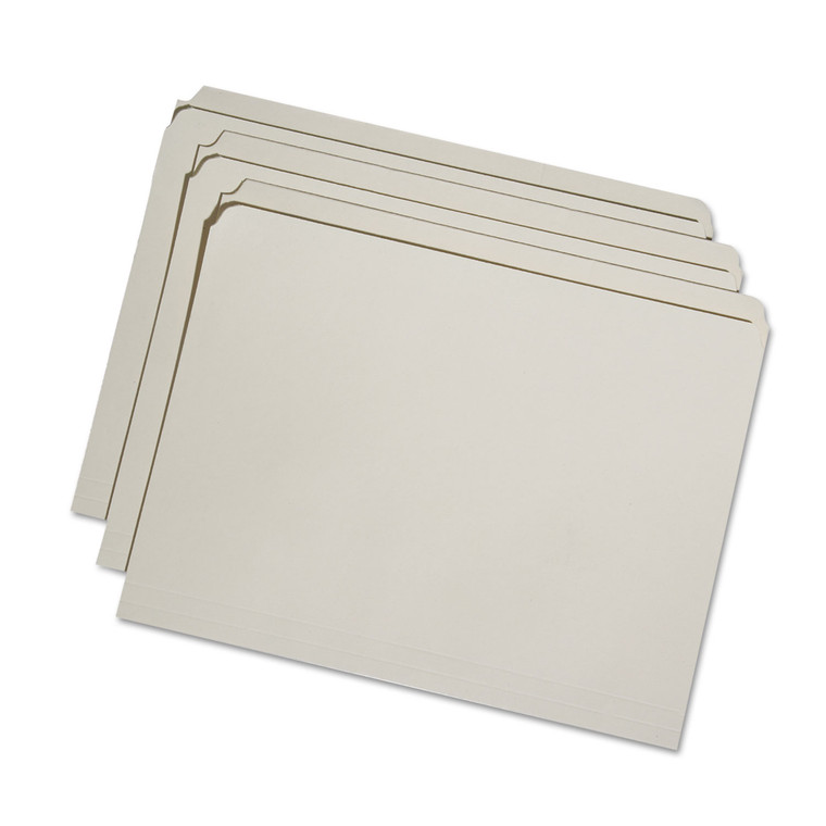 7530015830557 Skilcraft Reinforced Top Tab File Folders, Straight Tab, Letter Size, Manila, 100/box - NSN5830557