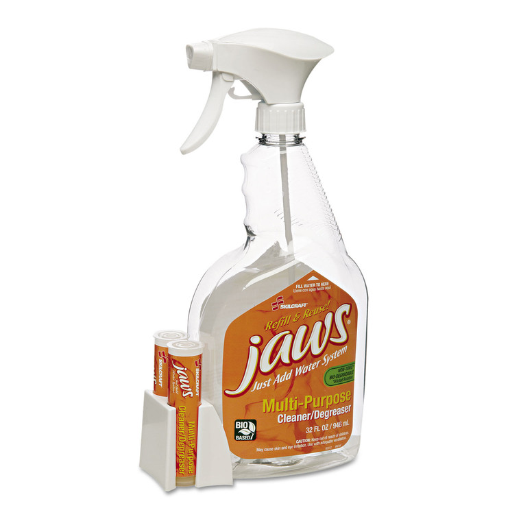 7930016005754, Skilcraft, Jaws Multipurpose Cleaner/degreaser, Citrus, 6 Spray Bottles/12 Refills - NSN6005754