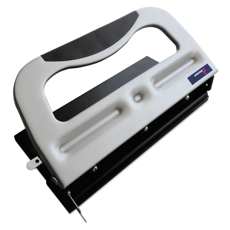 7520016203315 Skilcraft Heavy-Duty Three-Hole Punch, 9/32" Holes, 32-Sheet, Black - NSN6203315