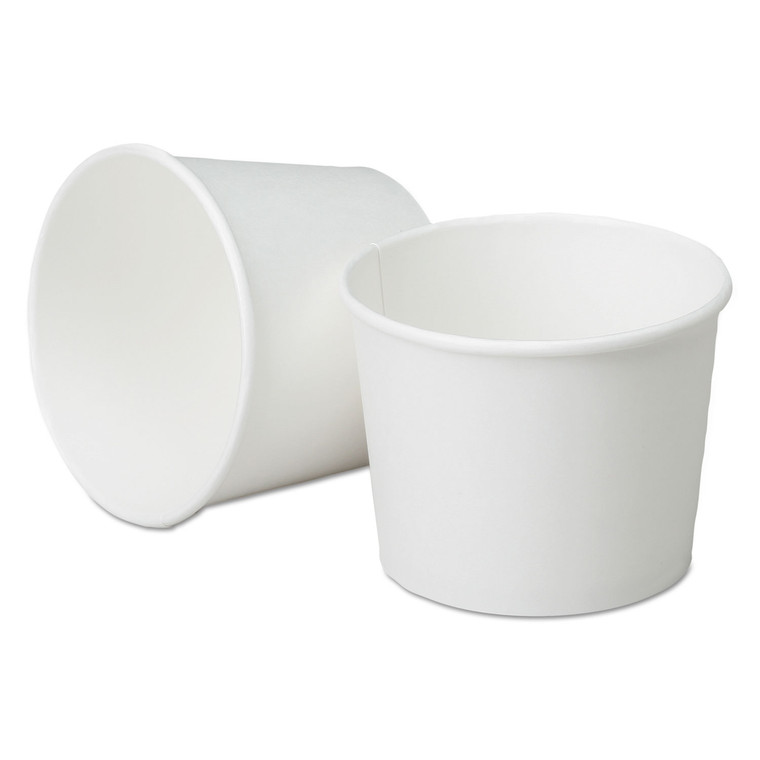 7350006414518, Skilcraft, Squat Disposable Paper Cups, White, 12 Oz, 1,200/box - NSN6414518