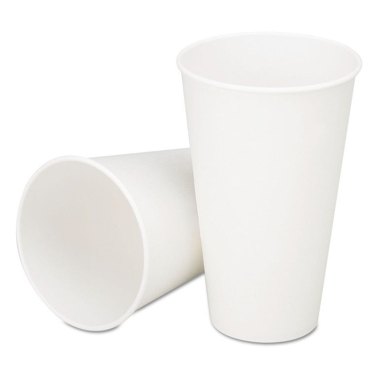 7530006414592, Skilcraft, Cold Beverage Cups, 12 Oz, White With Logo, 2,500/box - NSN6414592