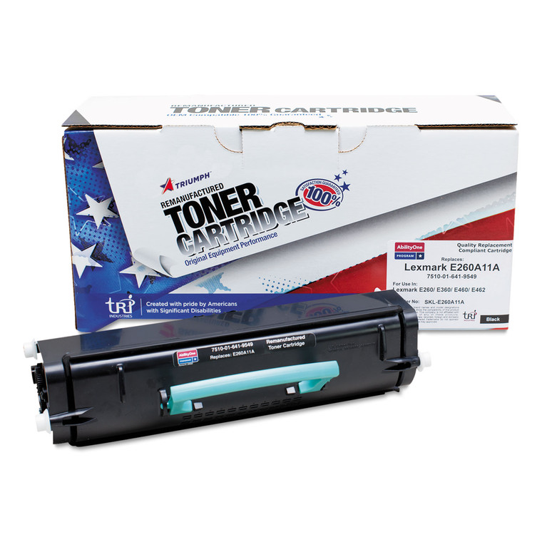 7510016419549 Remanufactured E260a11a Extra High-Yield Toner, 3,500 Page-Yield, Black - NSN6419549