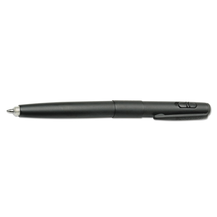 7520016611669 Skilcraft Luminator Ballpoint Pen/flashlight, Red Led, Retractable, Medium 1 Mm, Black Ink, Black Barrel - NSN6611669