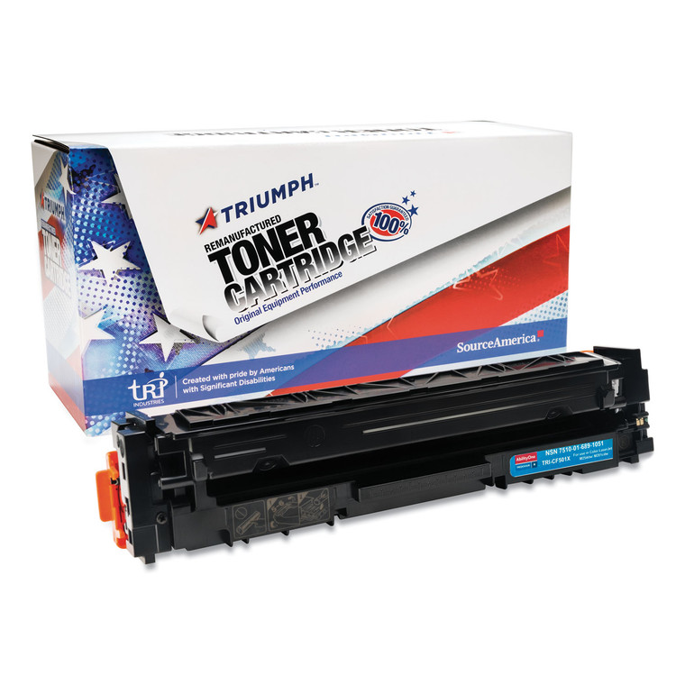 7510016891051 Remanufactured Cf501x (202x) High-Yield Toner, 2,500 Page-Yield, Cyan - NSN6891051