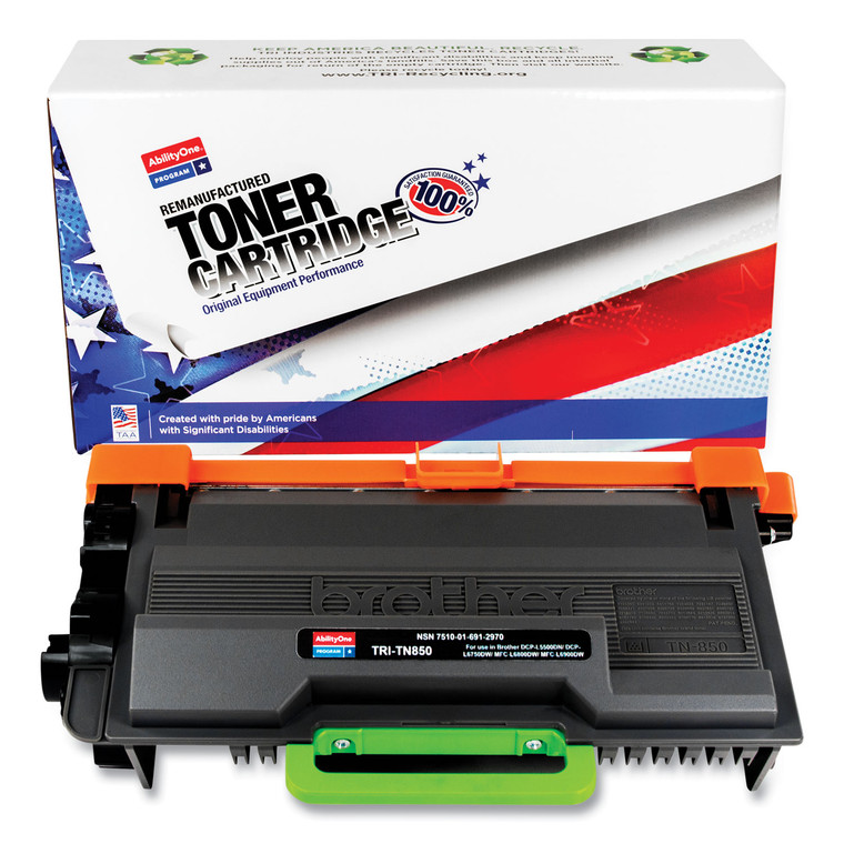 7510016912970 Remanufactured Tn850 High-Yield Toner, 8,000 Page-Yield, Black - NSN6912970