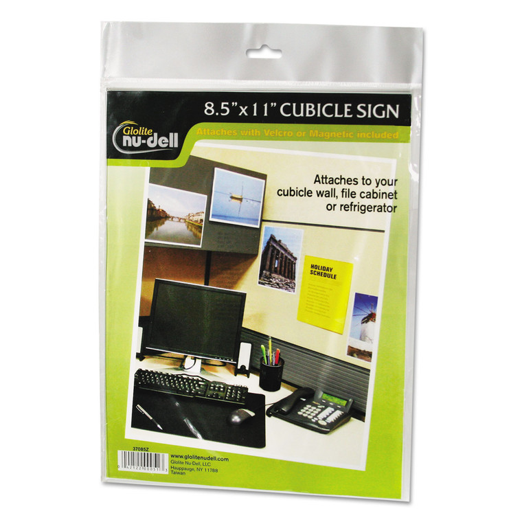 Clear Plastic Sign Holder, All-Purpose, 8 1/2 X 11 - NUD37085Z