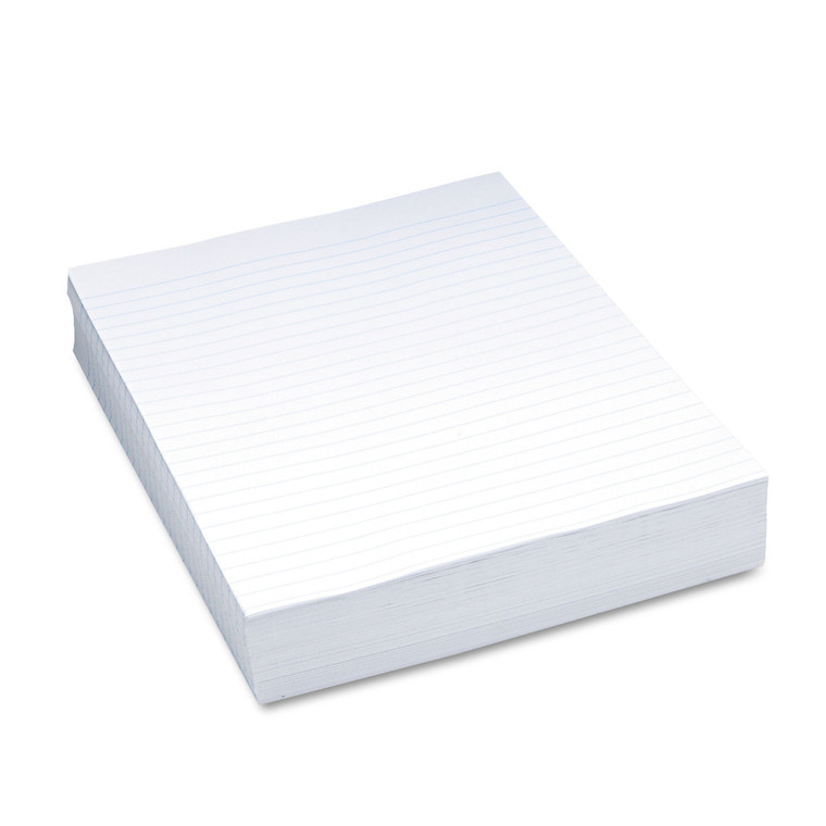 Composition Paper, 8.5 X 11, Wide/legal Rule, 500/pack - PAC2403