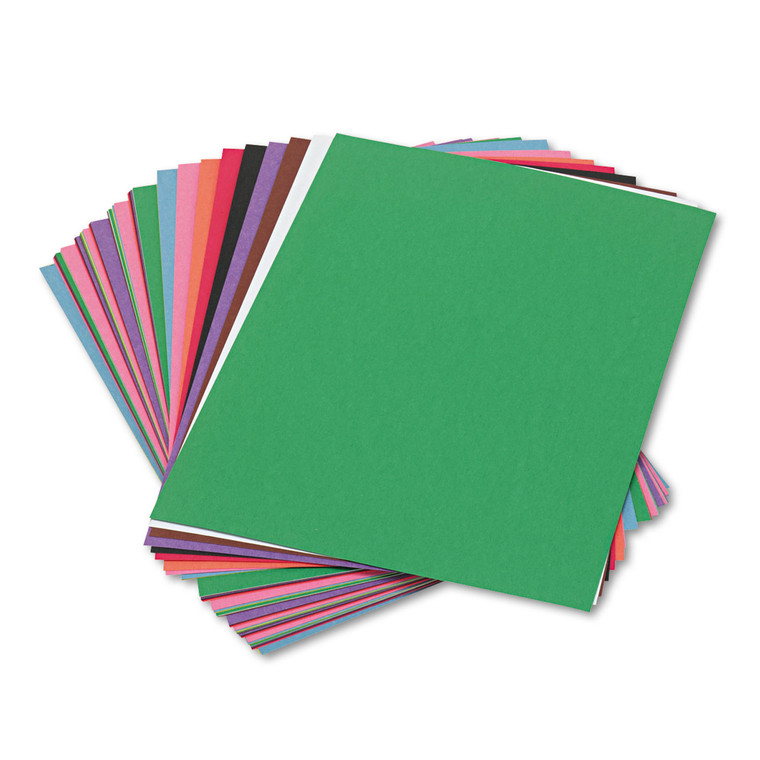 Construction Paper, 58lb, 9 X 12, Assorted, 50/pack - PAC6503