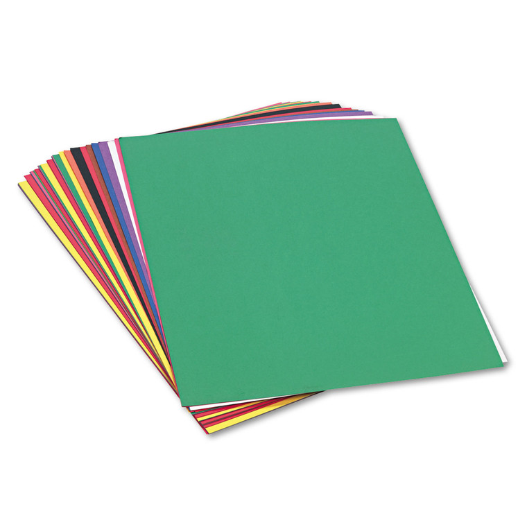 Construction Paper, 58lb, 24 X 36, Assorted, 50/pack - PAC6523