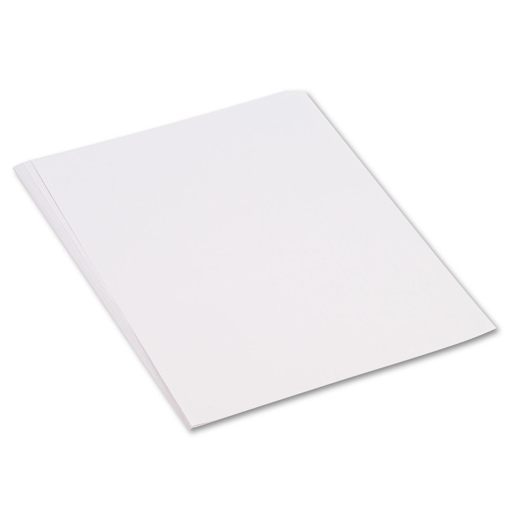 Construction Paper, 58lb, 18 X 24, White, 50/pack - PAC9217