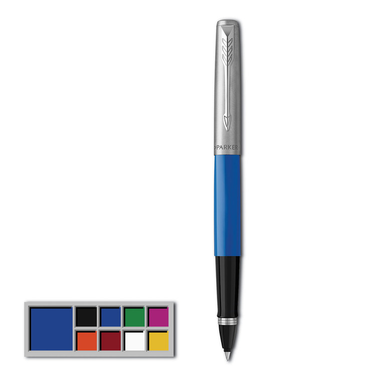Jotter Originals Roller Ball Pen, Stick, Fine 0.5 Mm, Black Ink, Blue Barrel - PAR2096889