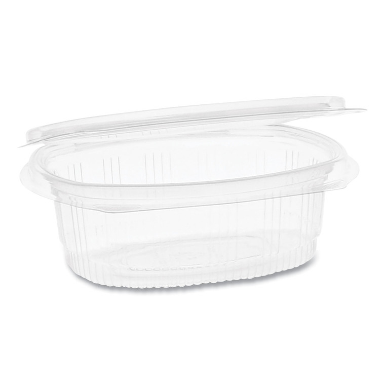 Earthchoice Pet Hinged Lid Deli Container, 12 Oz, 4.92 X 5.87 X 1.89, Clear, 200/carton - PCT0CA910120000