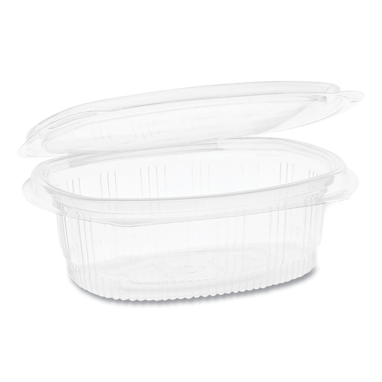 Earthchoice Pet Hinged Lid Deli Container, 16 Oz, 4.92 X 5.87 X 2.48, Clear, 200/carton - PCT0CA910160000