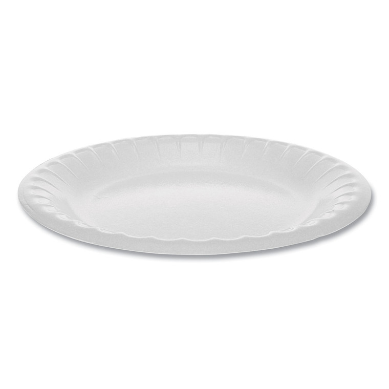 Laminated Foam Dinnerware, Plate, 6" Dia, White, 1,000/carton - PCT0TK100060000