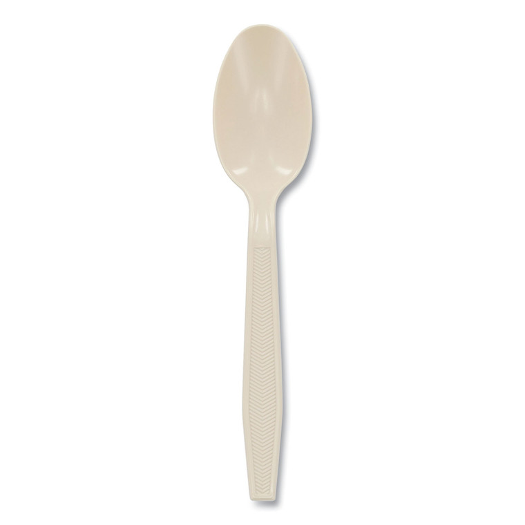 Earthchoice Psm Cutlery, Heavyweight, Spoon, 5.88", Tan, 1,000/carton - PCTYPSMSTEC