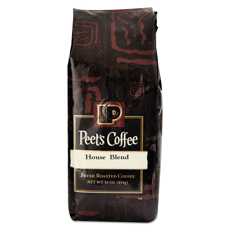 Bulk Coffee, House Blend, Ground, 1 Lb Bag - PEE501619