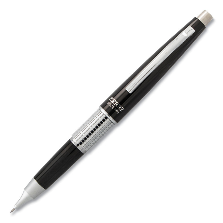 Sharp Kerry Mechanical Pencil, 0.5 Mm, Hb (#2.5), Black Lead, Black Barrel - PENP1035A