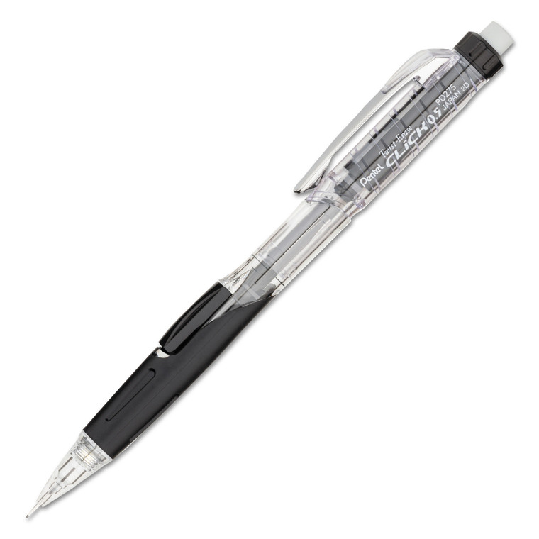 Twist-Erase Click Mechanical Pencil, 0.5 Mm, Hb (#2.5), Black Lead, Black Barrel - PENPD275TA