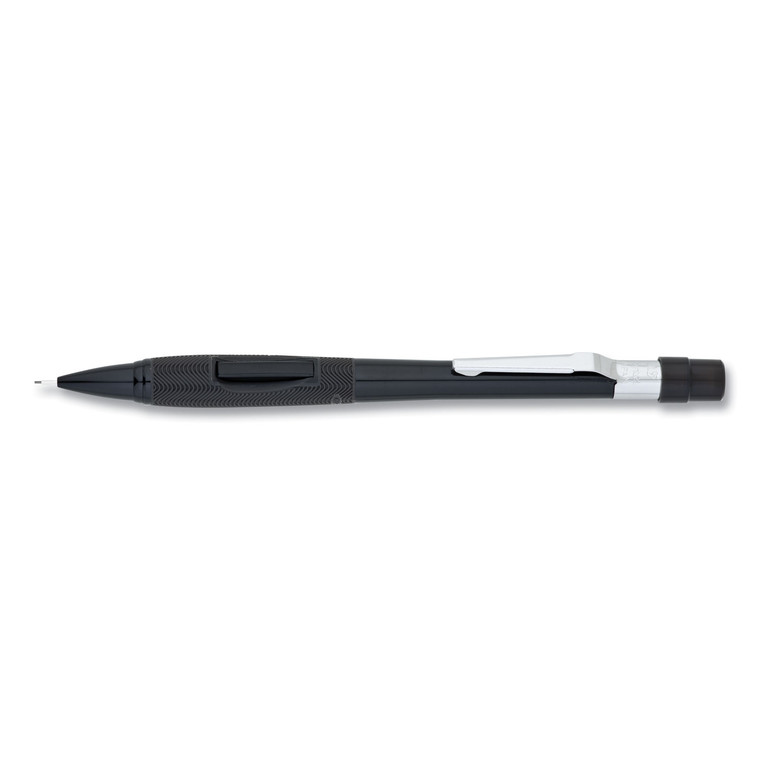 Quicker Clicker Mechanical Pencil, 0.5 Mm, Hb (#2.5), Black Lead, Black Barrel - PENPD345A