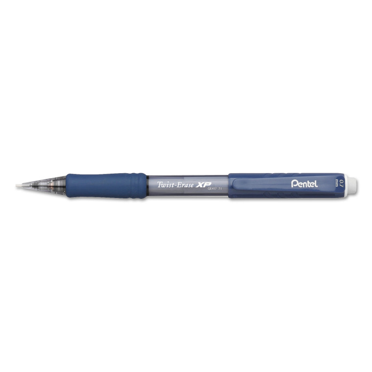 Twist-Erase Express Mechanical Pencil, 0.7 Mm, Hb (#2.5), Black Lead, Blue Barrel, Dozen - PENQE417C