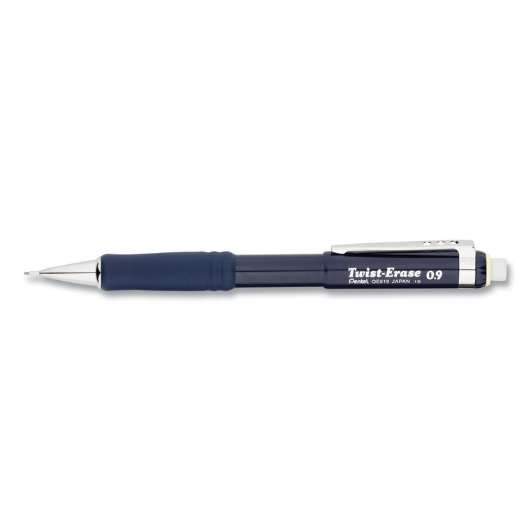 Twist-Erase Iii Mechanical Pencil, 0.9 Mm, Hb (#2.5), Black Lead, Blue Barrel - PENQE519C