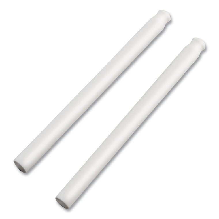 Clic Eraser Refills For Pentel Clic Erasers, Cylindrical Rod, White, 2/pack - PENZER2