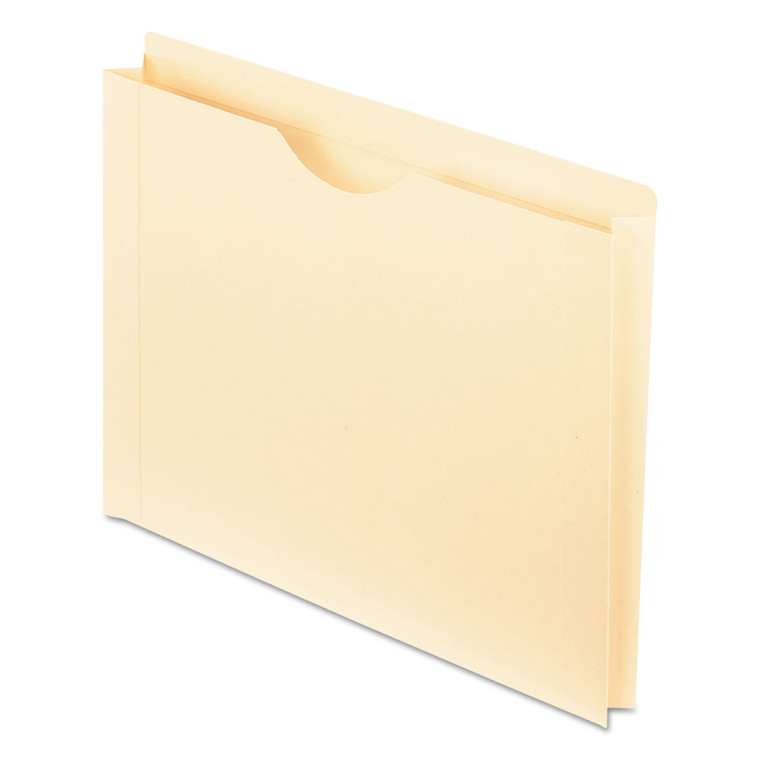Manila Reinforced File Jackets, 2-Ply Straight Tab, Letter Size, Manila, 50/box - PFX22150