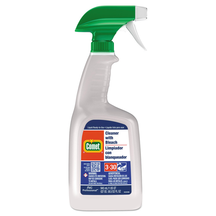 Cleaner With Bleach, 32 Oz Spray Bottle, 8/carton - PGC02287CT