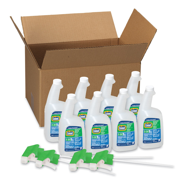 Disinfecting-Sanitizing Bathroom Cleaner, 32 Oz Trigger Spray Bottle, 8/carton - PGC22569CT
