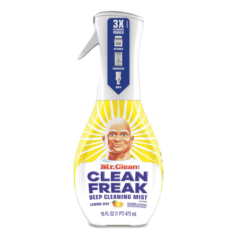 Clean Freak Deep Cleaning Mist Multi-Surface Spray, Lemon, 16 Oz Spray Bottle, 6/carton - PGC79129