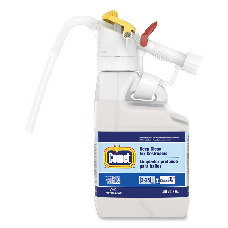 Dilute 2 Go, Comet Deep Clean For Restrooms, Fresh Scent, , 4.5 L Jug, 1/carton - PGC86678