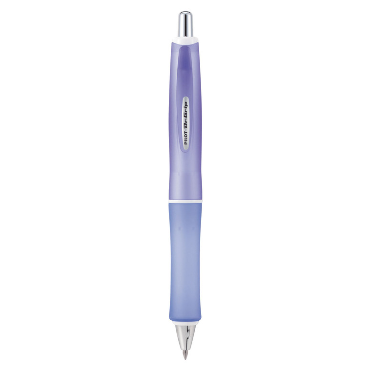 Dr. Grip Frosted Advanced Ink Ballpoint Pen, Retractable, Medium 1 Mm, Black Ink, Purple Barrel - PIL36250