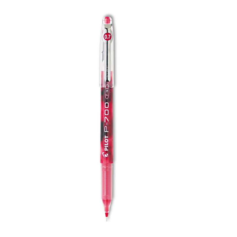 Precise P-700 Gel Pen, Stick, Fine 0.7 Mm, Red Ink, Red Barrel, Dozen - PIL38612