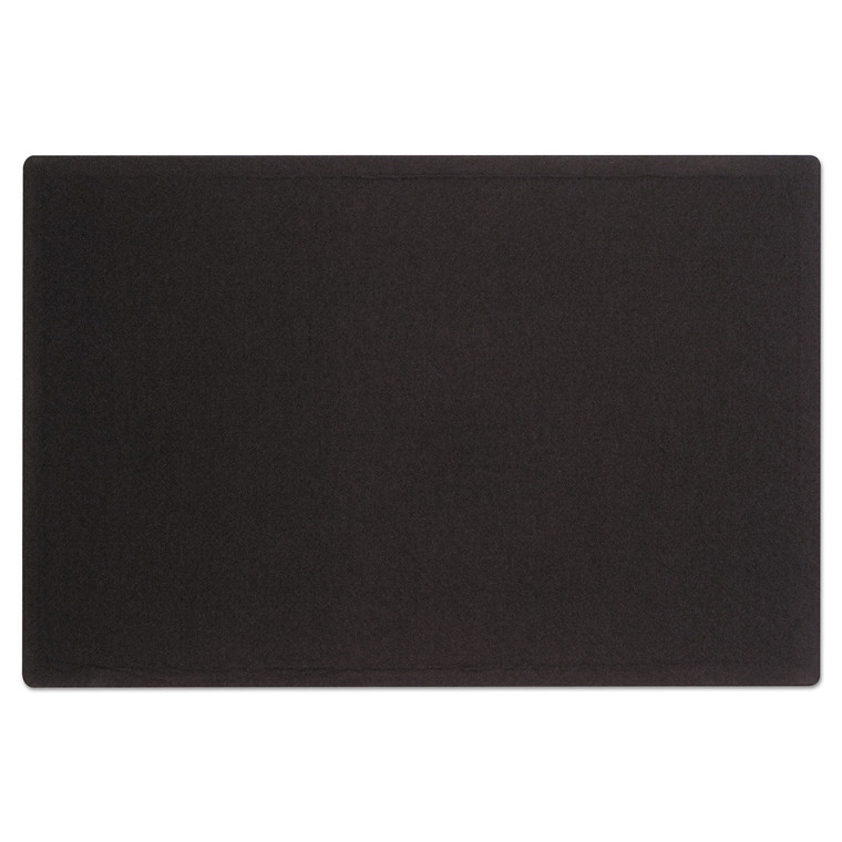 Oval Office Fabric Bulletin Board, 48 X 36, Black - QRT7684BK