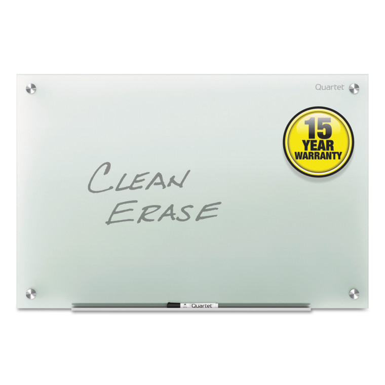 Infinity Glass Marker Board, Frosted, 24 X 18 - QRTG2418F
