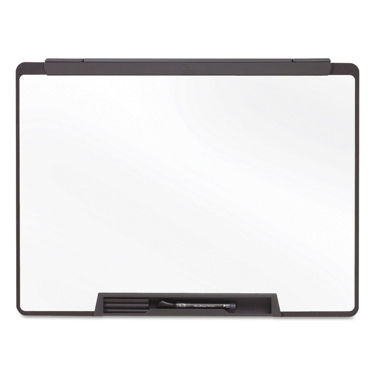 Motion Portable Dry Erase Board, 36 X 24, White, Black Frame - QRTMMP75