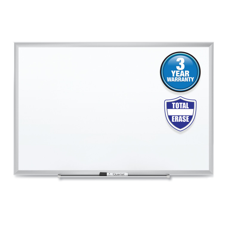 Classic Series Total Erase Dry Erase Board, 24 X 18, Silver Aluminum Frame - QRTS531