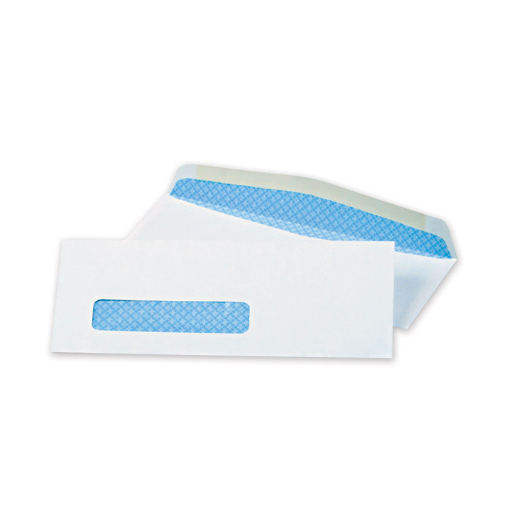 Window Envelope, #8 5/8, Commercial Flap, Gummed Closure, 3.63 X 8.63, White, 500/box - QUA21012