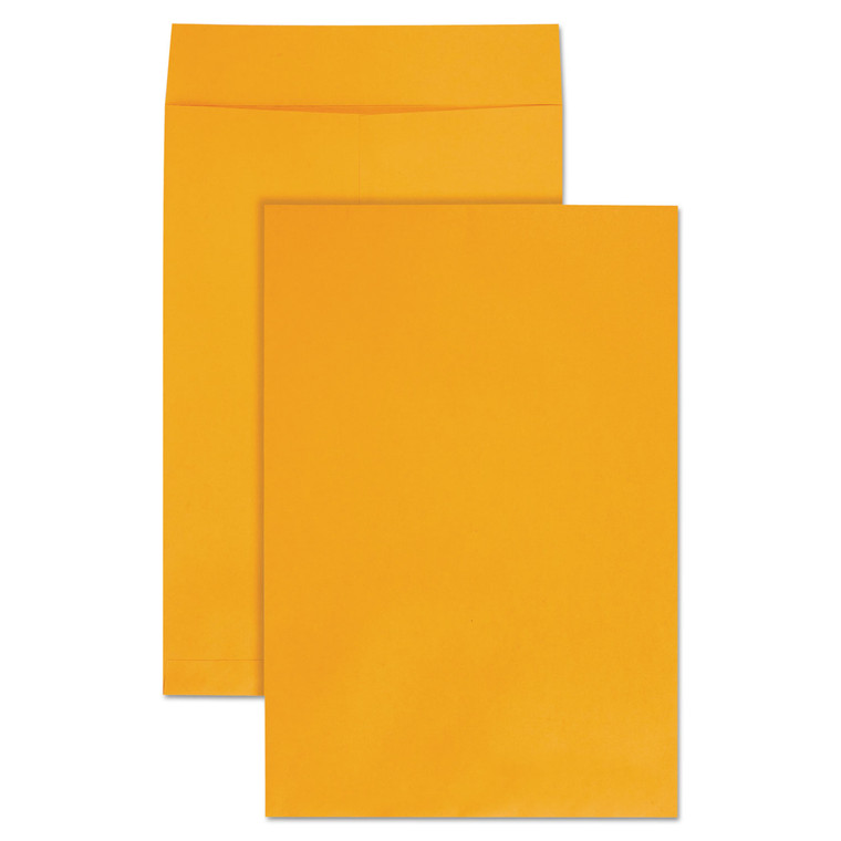 Jumbo Size Kraft Envelope, Fold Flap Closure, 12.5 X 18.5, Brown Kraft, 25/pack - QUA42353