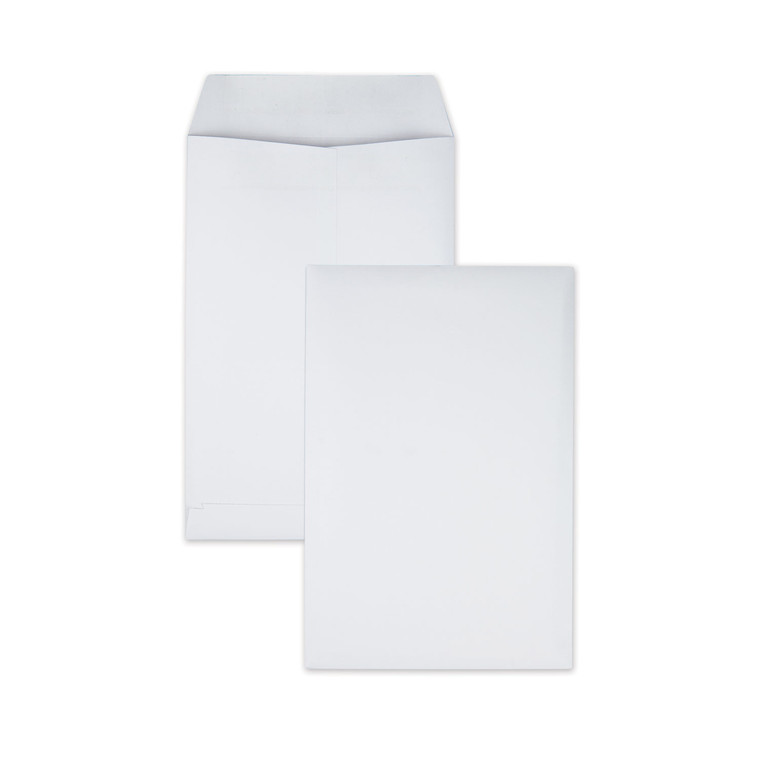 Redi-Seal Catalog Envelope, #1, Cheese Blade Flap, Redi-Seal Closure, 6 X 9, White, 100/box - QUA43117