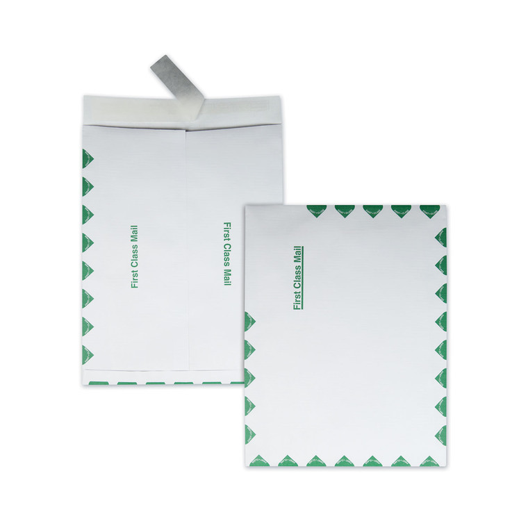 Ship-Lite Envelope, #13 1/2, Cheese Blade Flap, Redi-Strip Closure, 10 X 13, White, 100/box - QUAS3625