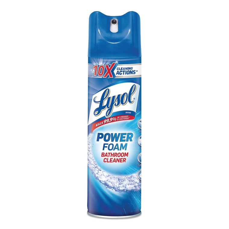 Power Foam Bathroom Cleaner, 24 Oz Aerosol Spray, 12/carton - RAC02569CT