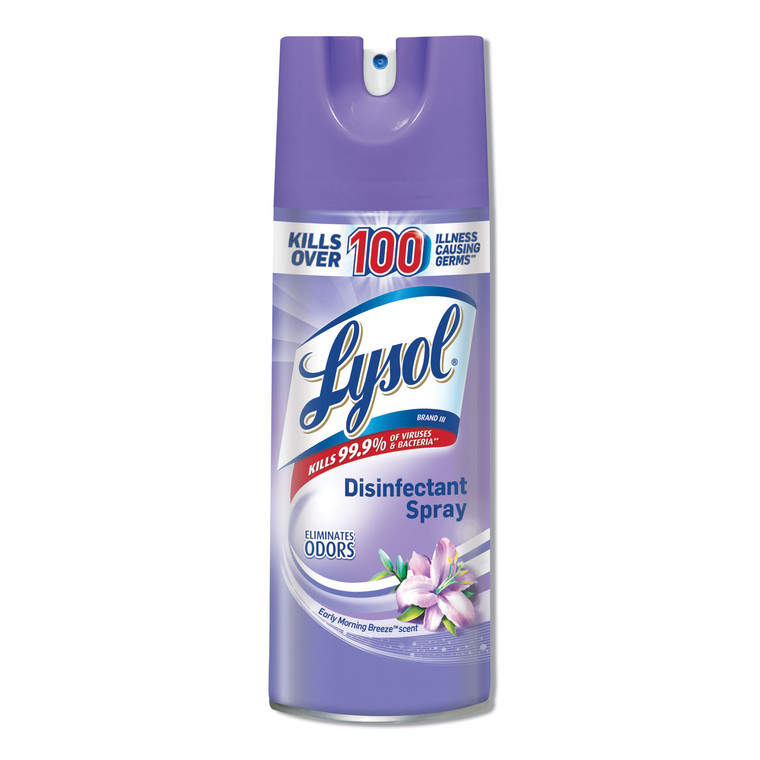 Disinfectant Spray, Early Morning Breeze, 12.5 Oz Aerosol Spray, 12/carton - RAC80833